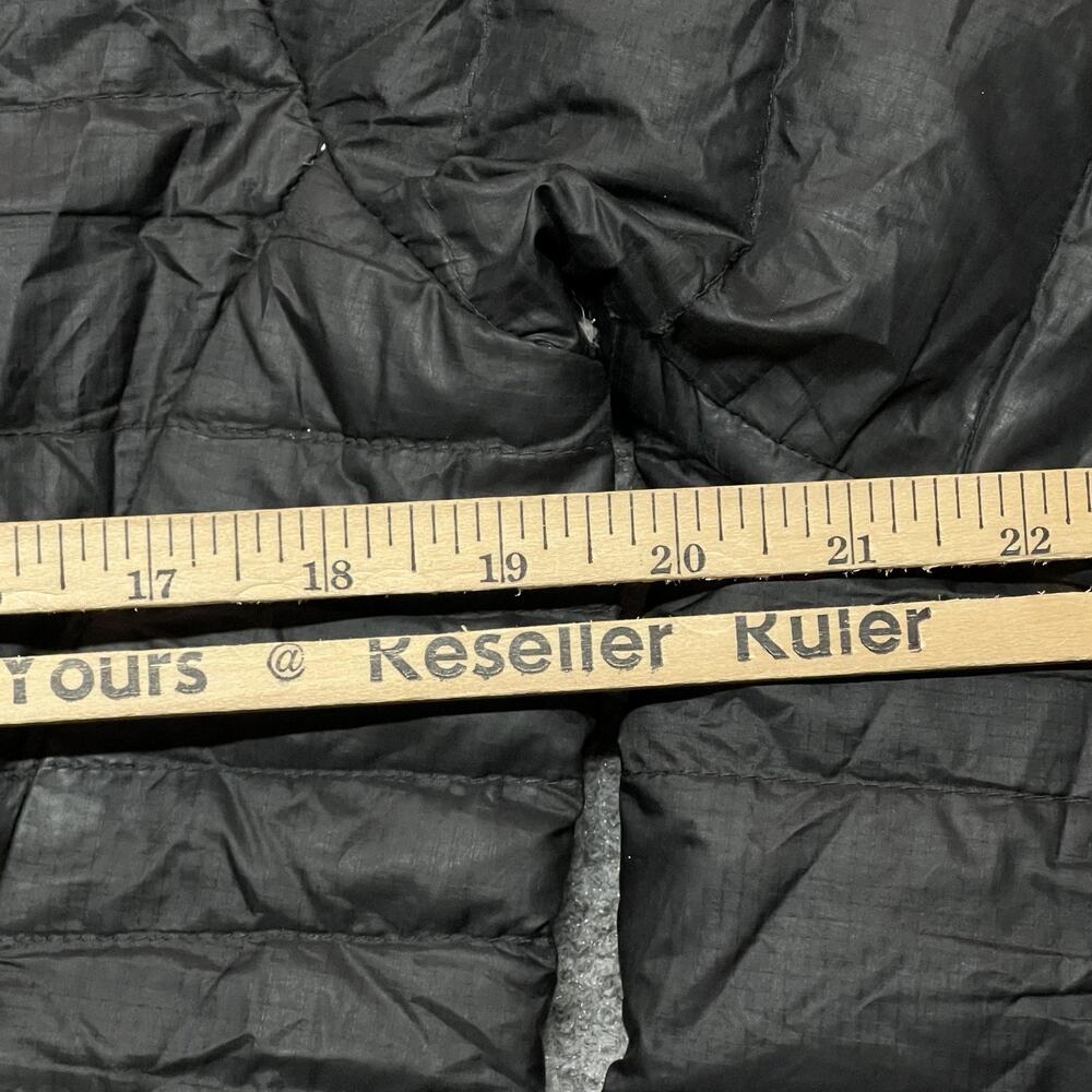 Patagonia Jacket Womens Medium Black Down Puffer Full Zip Logo - Picture 10 of 11